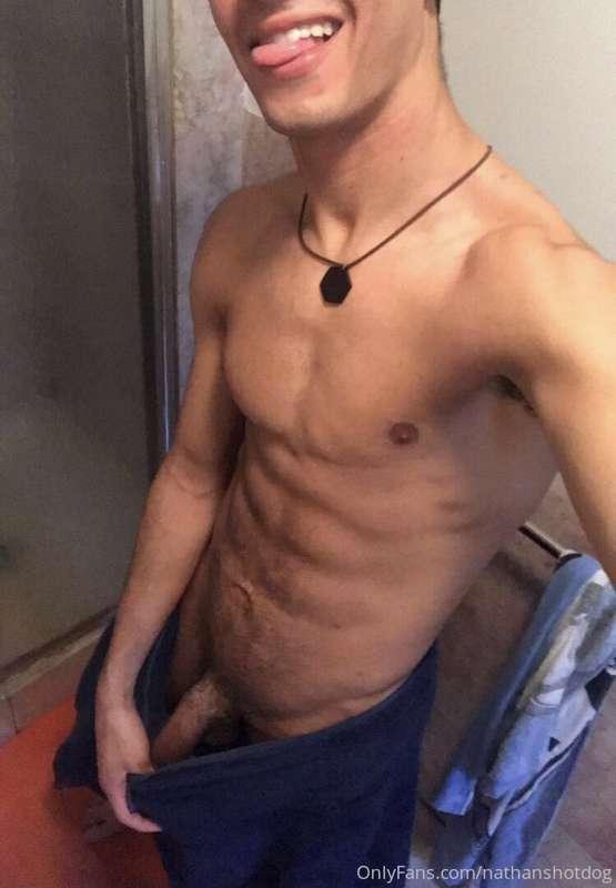 Fresh outta the shower. wonder who im gonna get dirty in nex..