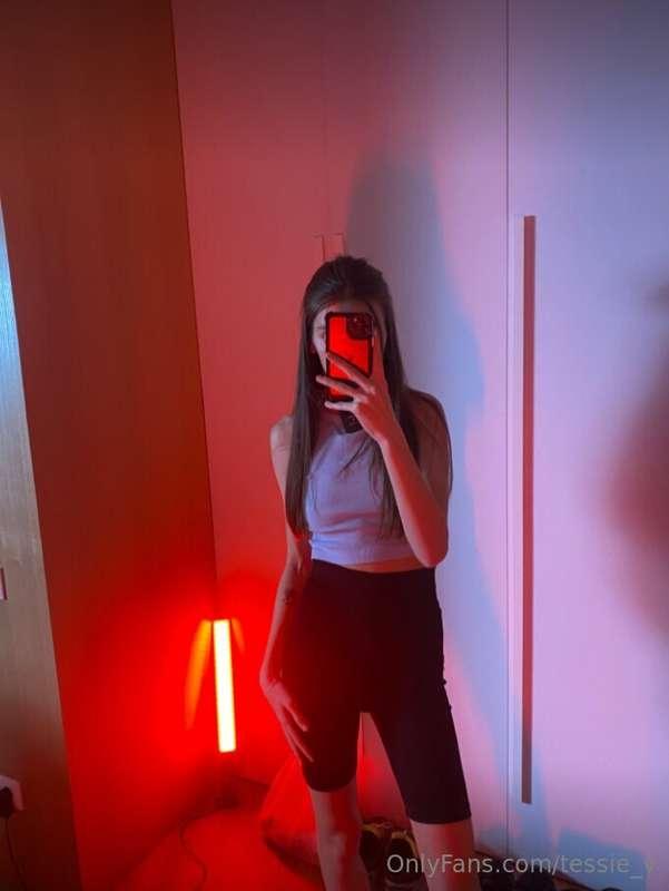 Reflecting on the essence of femininity in the mirror, where..