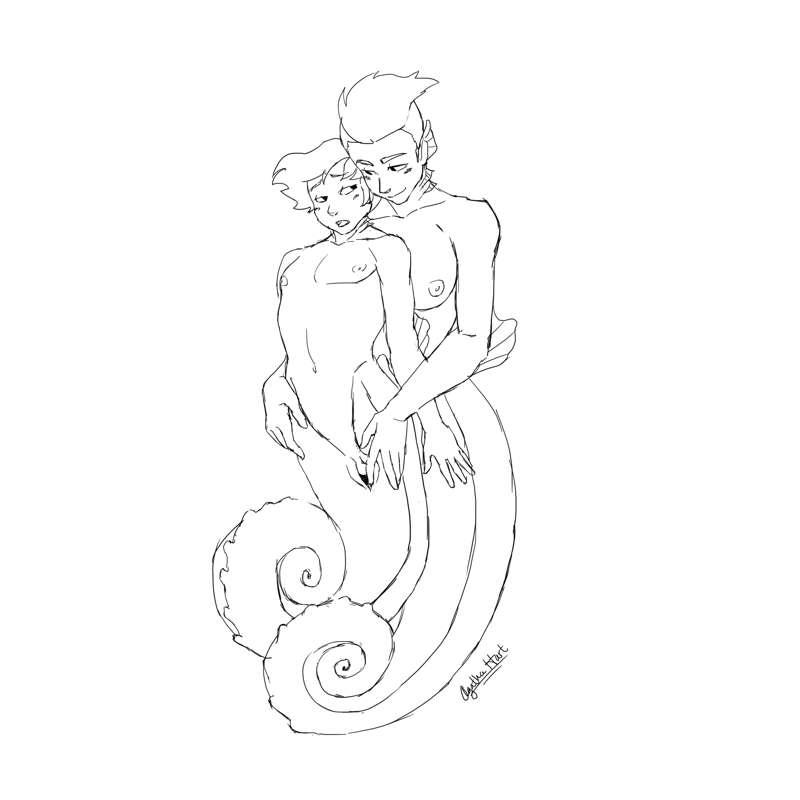 Mer-Seahorses - Mating Rituals
