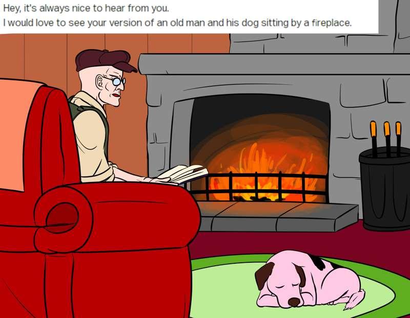 Billyblooper's Old man and the Dog