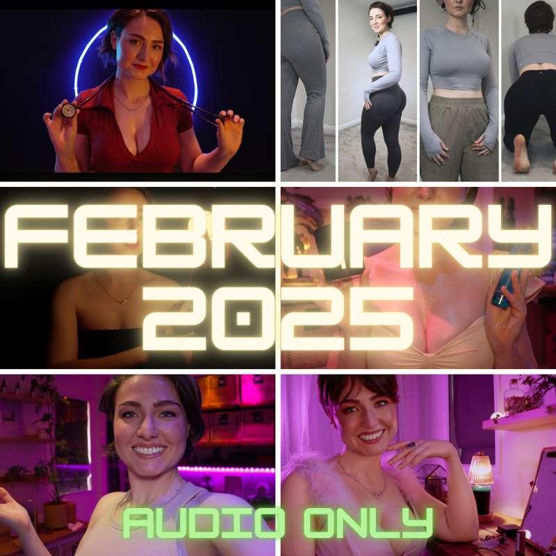 🎵FEBRUARY 2025 - AUDIO ONLY🎵