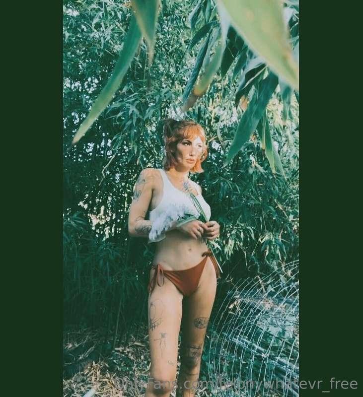 When you like pretending your in the jungle but really your ..