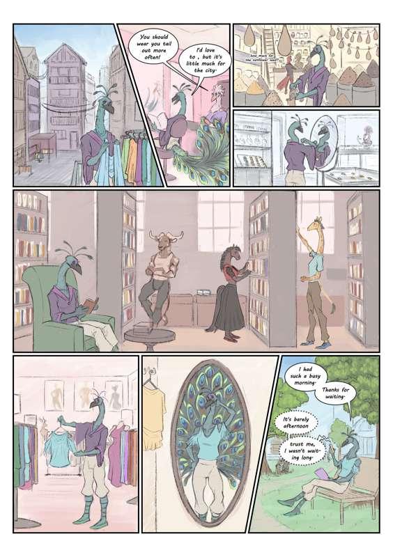 Self Care Day - Dom/Pina Casting Call comic (wip)