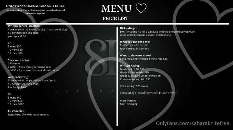 Pricelist
