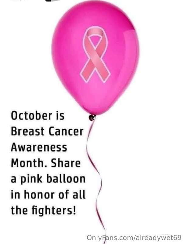 🎀 BREAST CANCER AWARENESS MONTH! 🎀PLEASE EVERYONE, MALE OR F..