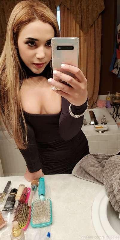 Every girl looks pretty in a little black dress