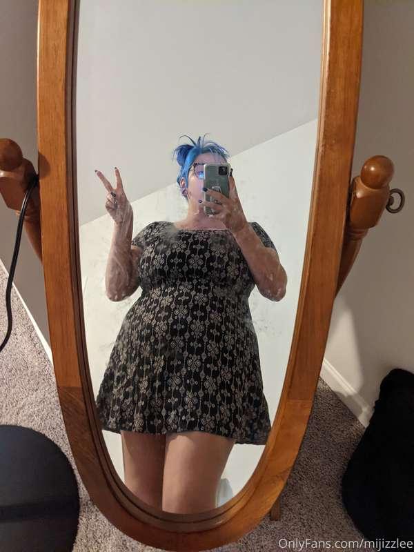 Felt cute in my dress I even flashed my tits