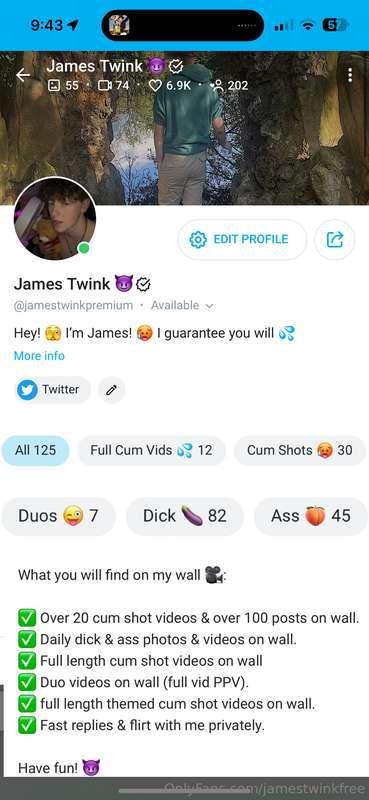 65% off! ❤️ (under $3)!! 🥳 @jamestwinkpremium  ! 😈 Offer end..