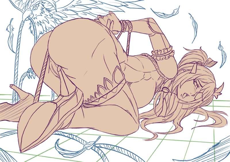 Genshin babe : Fischl BD [SKETCH / NSFW]