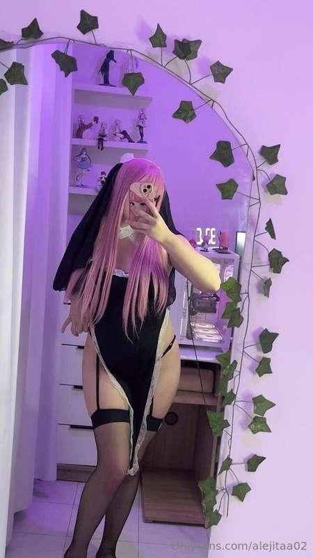 ¿Me ves inocente con este cosplay? 😇👉😈 espera a verme en pri..