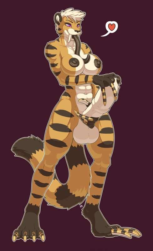 Striped Lady-Meow (High-Res)