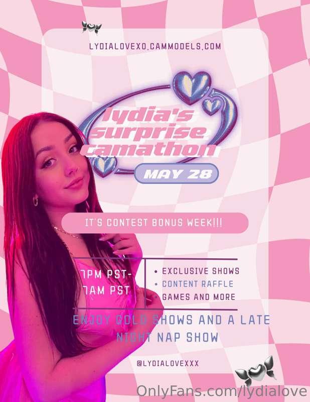 💗 SURPRISE 12 HOUR CAMATHON!! 💗
come join me tonight for ton..