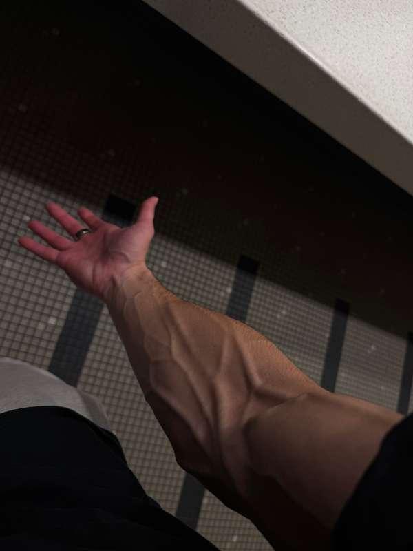 You know what else is stacked with veins