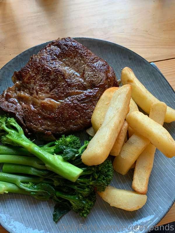 Weekend steak and fries and cake and pasta and even a little..