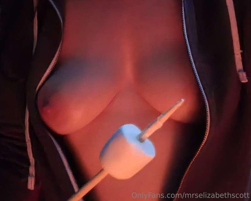 Just toasting some marshmallows. 😉