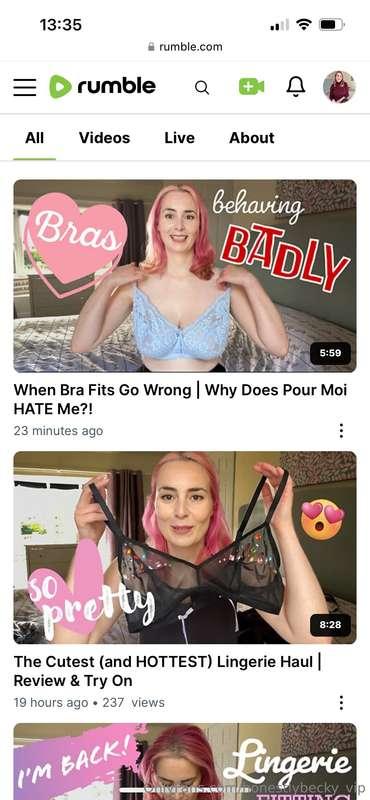 Letting you lovely folk know that I’m flipping YouTube the b..