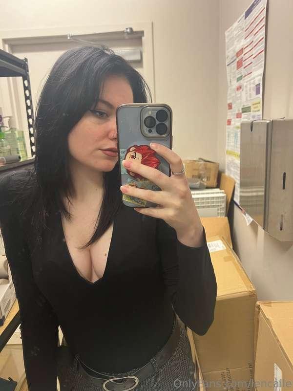 Even my coworkers talked about how great my tits look today