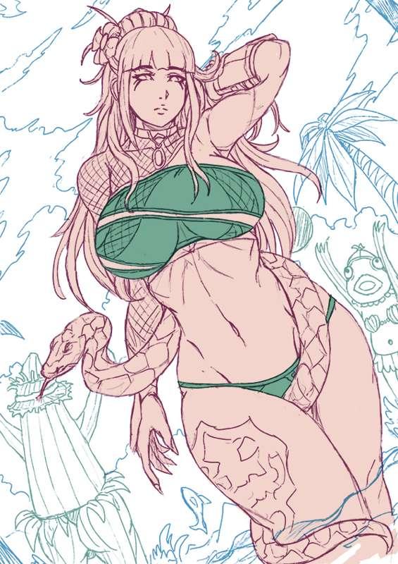FORTNITE BABE : Slayer Chalotte ,Summer [SKETCH / SFW]