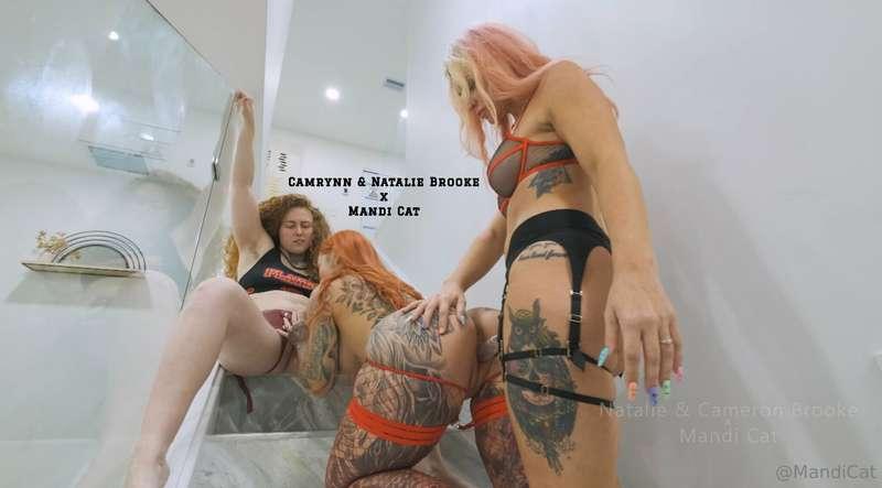 Getting tag teamed by the hottest married lesbian couple 🥵😈 ..