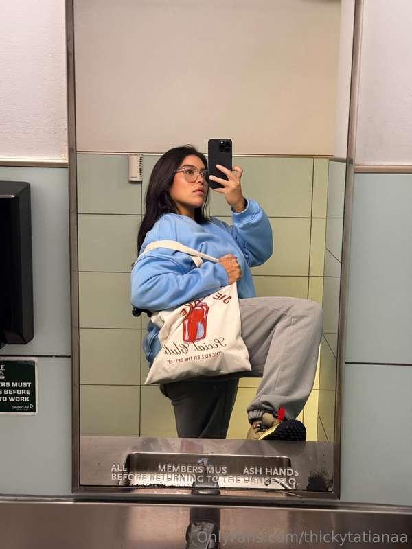 There's something that we could in the bathroom? 😈