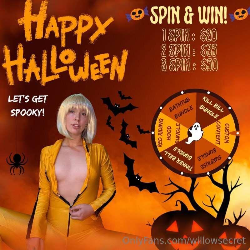 Willow’s WheelTrick or treat! But on my page, there’s no Tri..