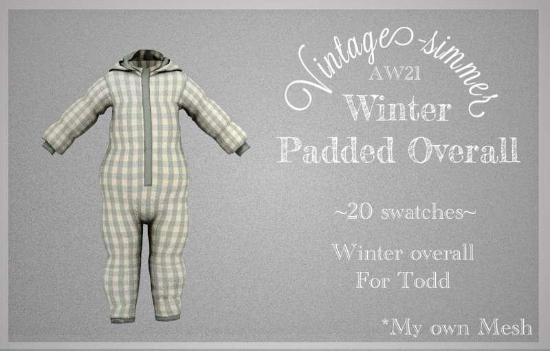 ˗ˏˋWinter Padded Overalls ˎˊ˗ Public realase: January 17