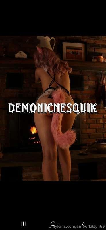 Do you like my tail, Master?Maybe you can pull on it when yo..