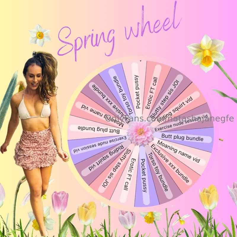🎡🌸 𝗦𝗣𝗥𝗜𝗡𝗚 𝗪𝗛𝗘𝗘𝗟 🌸🎡 Spring has sprung.. and your cock should ..