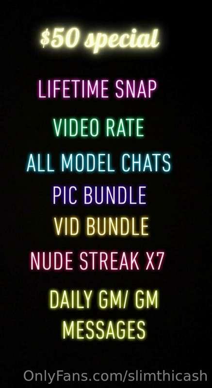 ## BLACK FRIDAY PROMOS

# **Dm for big dick energy bundle de..