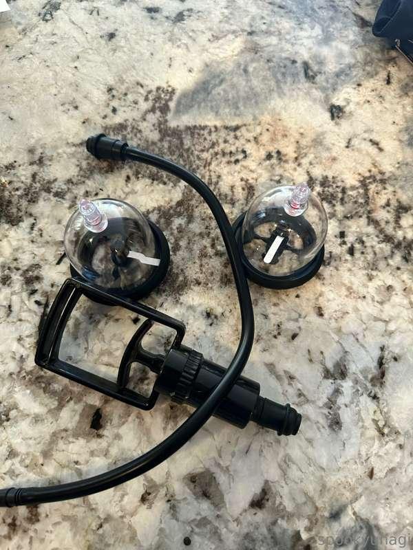 I bought some nipple suction toys at. German fetish store ye..