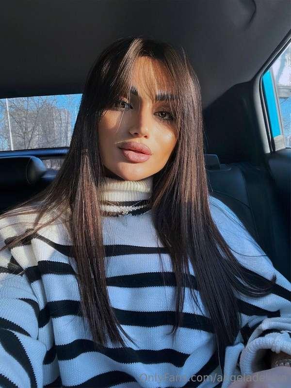 It was very cold today, do you want to warm up together...? ..