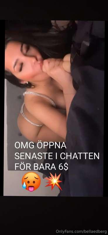Babe du kan verkligen inte missa senaste jag skickat i chatt..