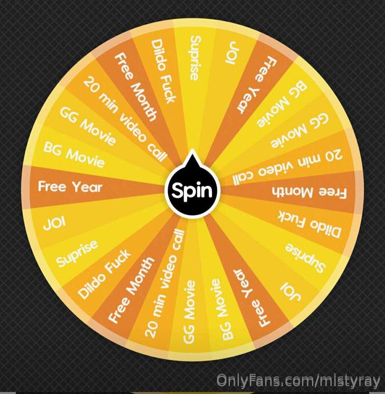 Spin the wheel ❤️💖 
Misty is here for all the luck! With ama..