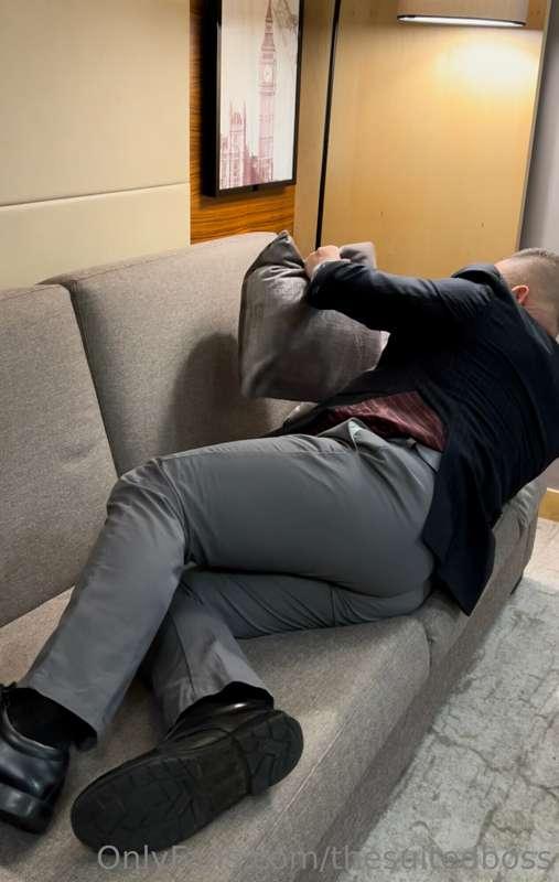 Who fancies giving boss a back massage