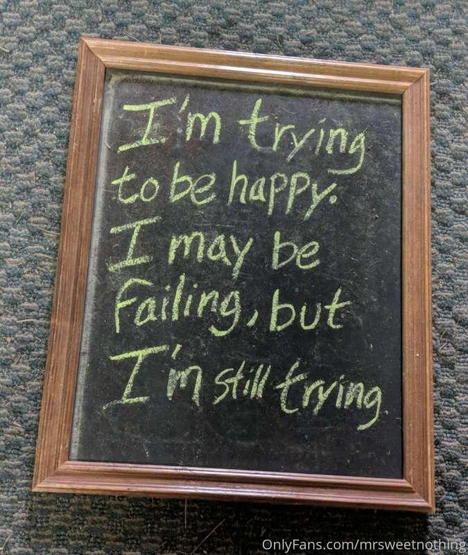 It's okay to not be okay babe. 😢 One day we may just make it..