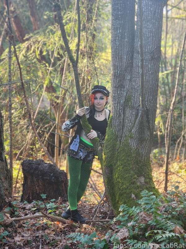 🖤Good morning!🖤

💚Out in the woods💚

#FYP #SFW #fyp #sfw #goth #alt #fishnets #petite #gothic #forest #public #hike #outdoors #trees #piercings #boots #hiking