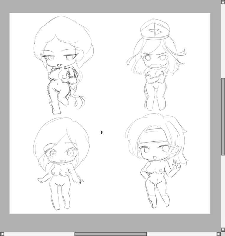 NSFW chibi art WIP