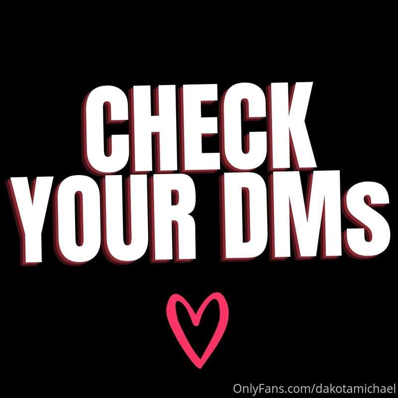 Did you check your DMs? 
You can buy a super sexy video of m..