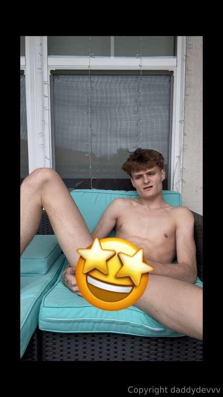 OUTSIDE BALCONY!!🚨Watch me from start to finish out on my ba..