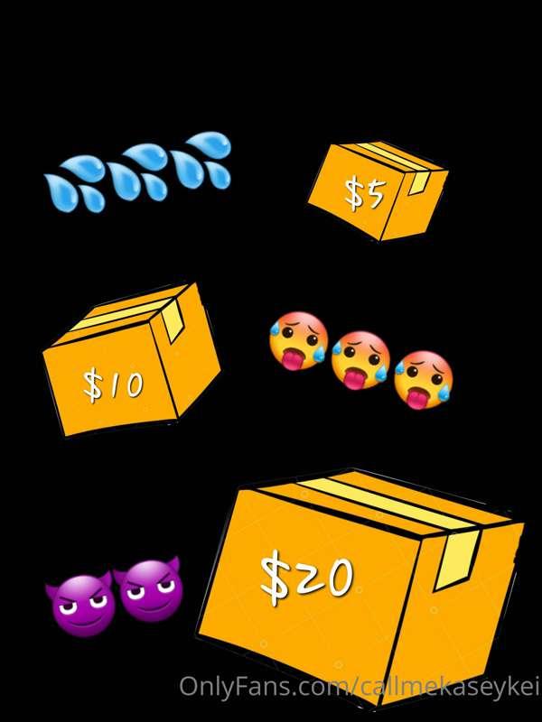 I’m doing mystery boxes 📦 tonight!!! The more boxes you get ..
