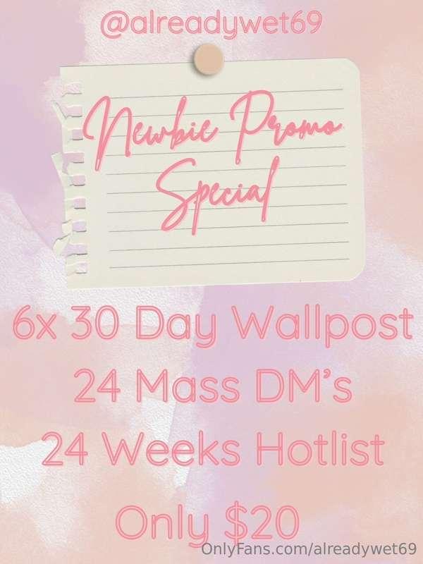 🎉 NEWBIES PROMO SPECIAL 🎉✅️ MUST HAVE UNDER 1.5K✅️ BE EXPOSE..