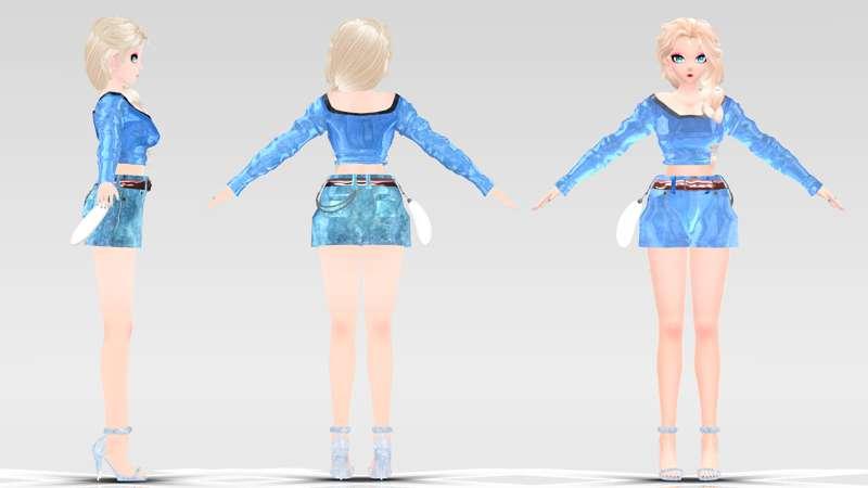 MMD Elsa TDA Set