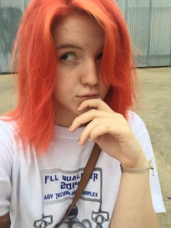 Fiery red head again
