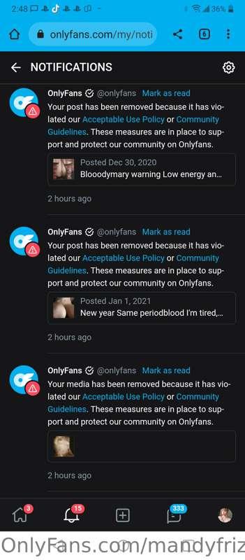 Very demoralized lately by Onlyfans everyday I have more vid..