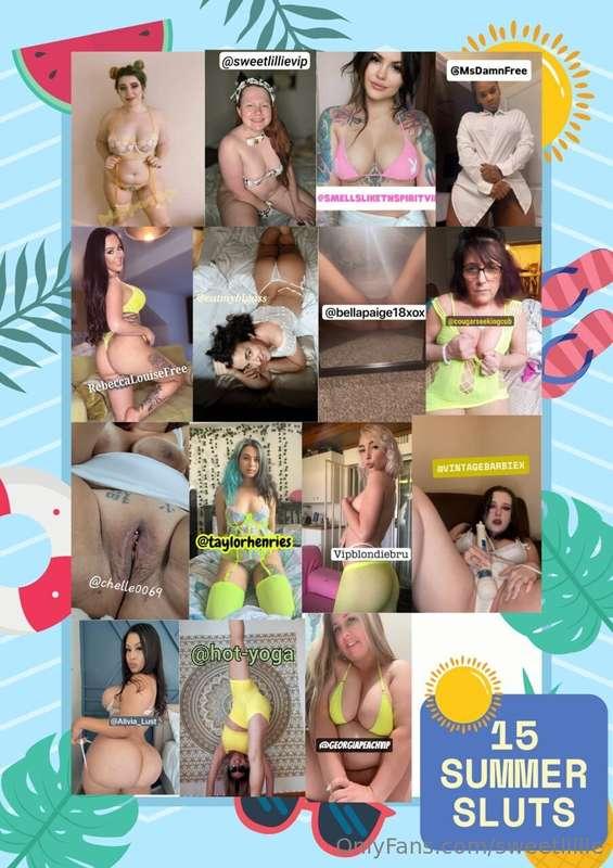 Are you ready for hot girl summer?? 🔅 WE ARE! 15 SUMMER SLUT..