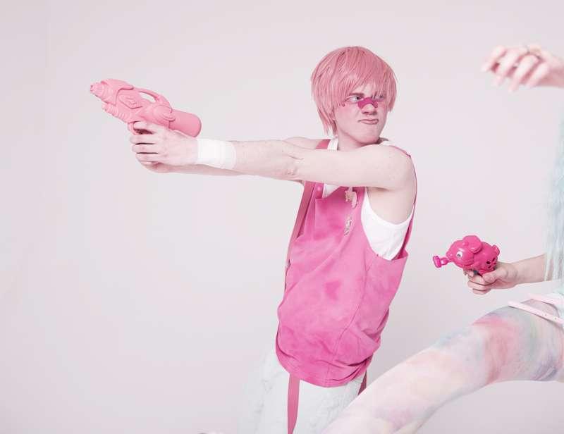 Candy shoot backstage 