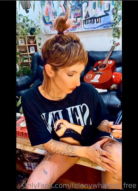 I have so many unfinished tattoos. I’ve done all of my tatto..