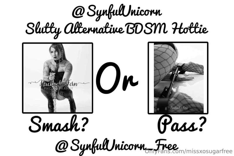 ***Smash or Pass***
⛓️ @SynfulUnicorn ⛓️
⛓️ @Synfulunicorn_F..