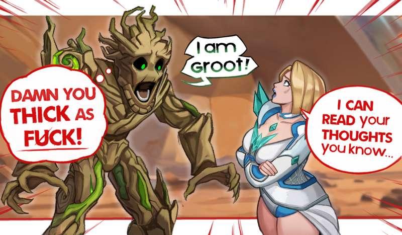Emma speaks "groot" + nsfw