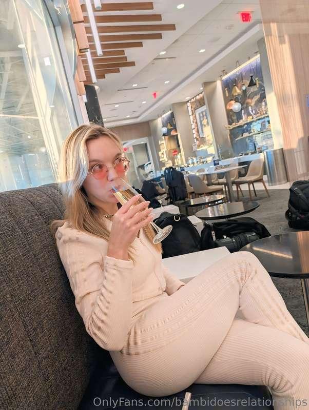 Would you be mad if I told you I got the champagne just for ..